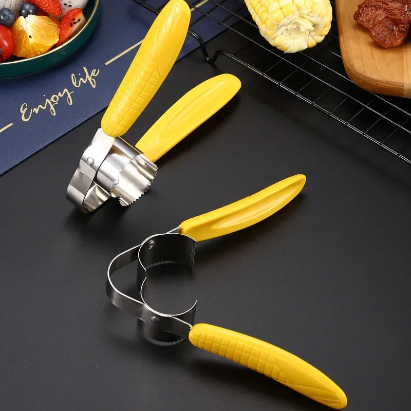 Manual Stainless Steel Corn Thresher Peeler Cob Stripper Remover Food Crusher Separator Creative Fruit Vegetable Kitchen Gadget
