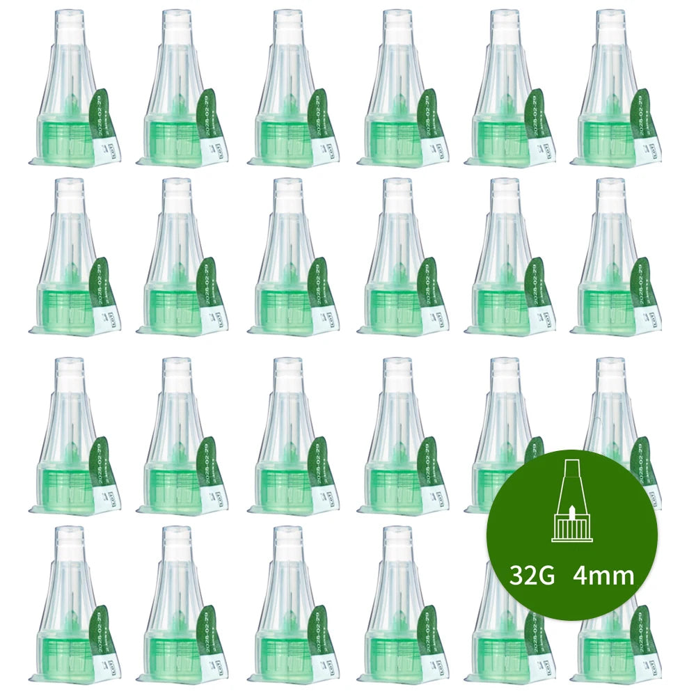 10Pcs-100Pcs Insulin Cartridges For Lilly Insulin Injection Pen Individual Packaging Medical Insulin Pen Tip 32G 4mm