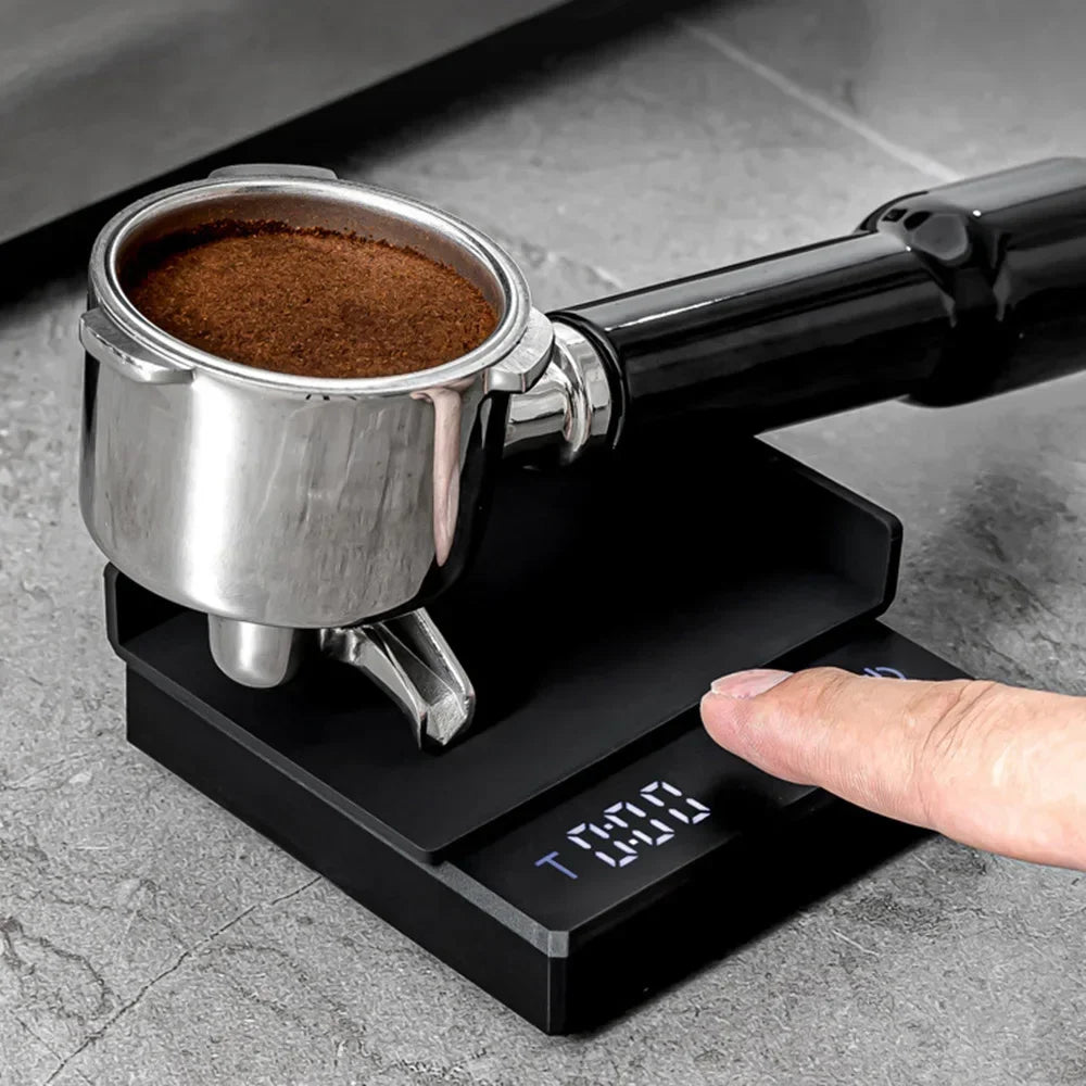 Youpin Kitchen Coffee Scale with Timer Rechargeable Digital Scale 0.1g High Precision 3 Modes Drip Espresso Scale Barista