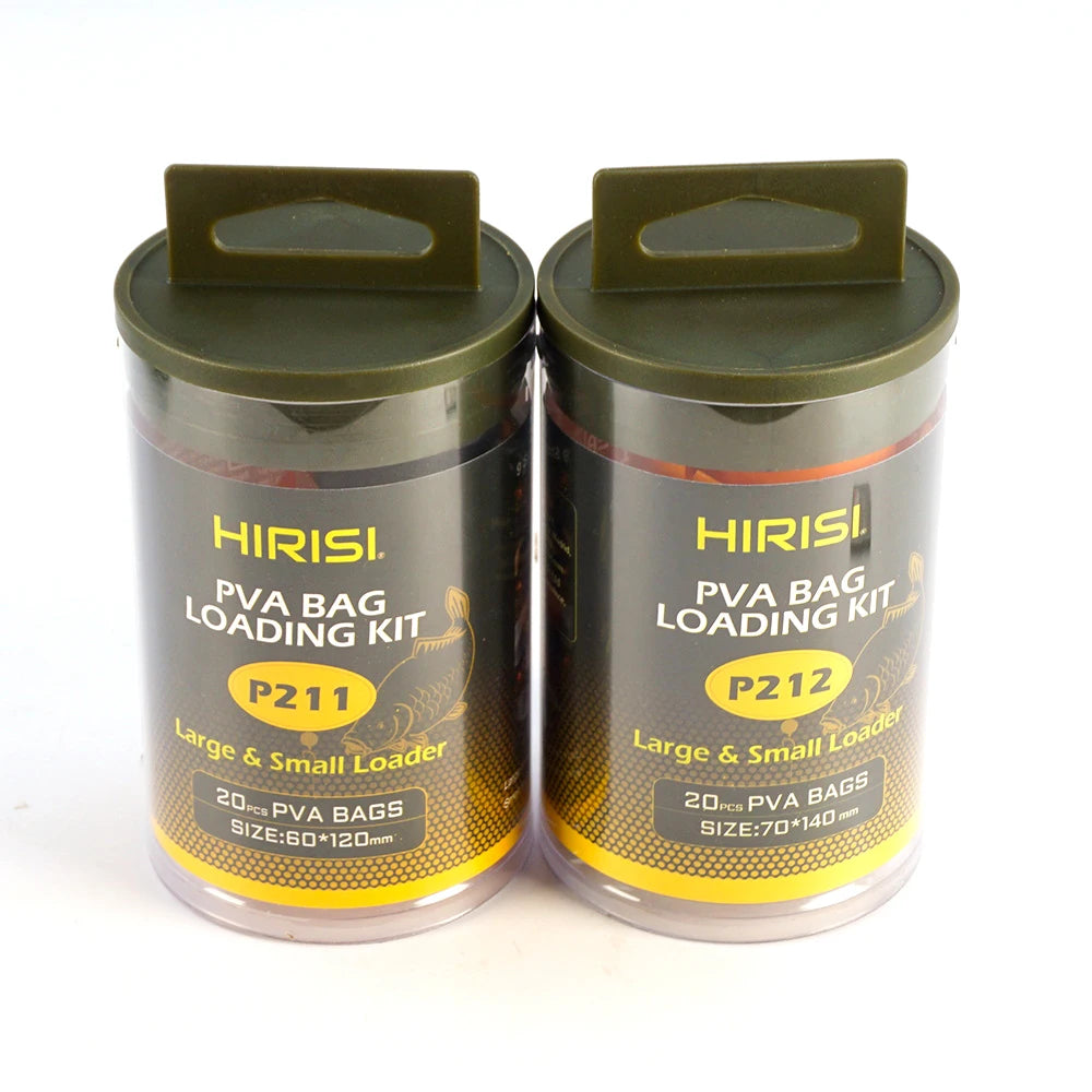 Hirisi Carp Fishing Accessories PVA Bag Loading System Baiting Tool for Solid Bags Fast Melting Mesh P211