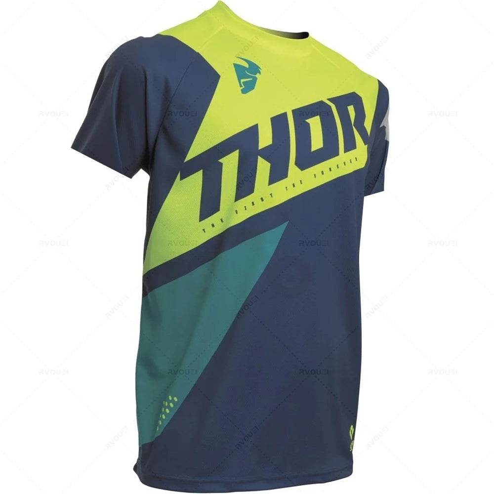 Cross Country Racing Mountain Bike Jersey Short Sleeve Downhill T Shirt Poc MTB Shirt Offroad MX Enduro Bicycle Jersey Motocross