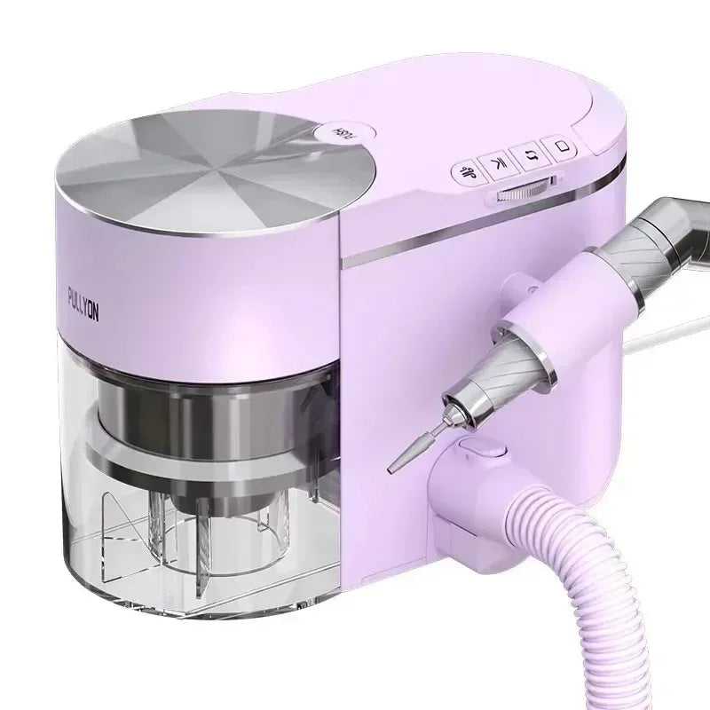 2025 2-in-1 Nail Vacuum And Duster Tool 80W Powerful ABS Durable Beauty Equipment OEM New