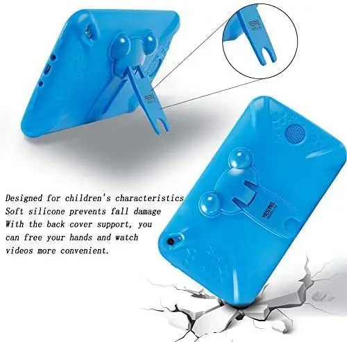 7 INCH Android 10 RAM 1GB +16GB ROM Gift Kid Tablet E98 WIFI Dual Camera Quad-Core Free Silicone Case 3D Glassess