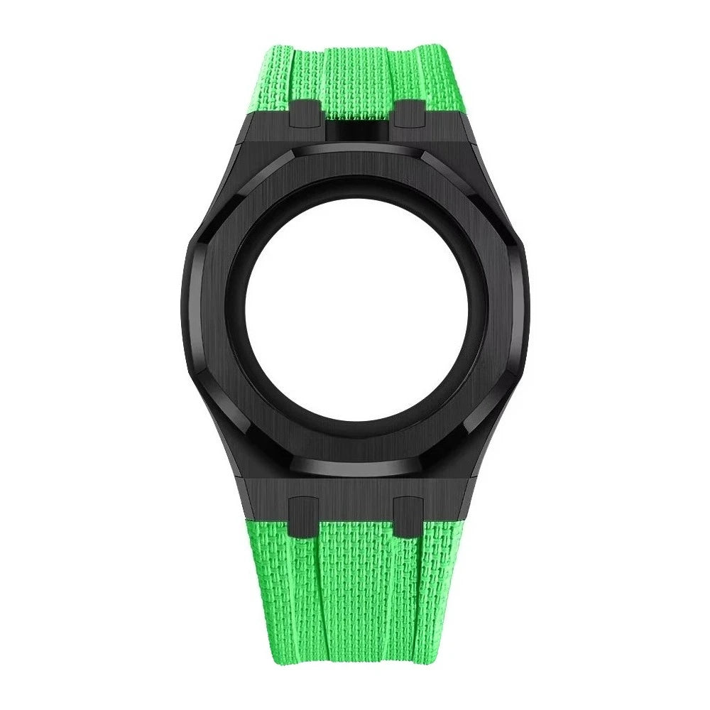 Luxury Stainless Steel Case+Stainless Steel Strap Modification kit Pocket Changer To Wristwatch For Royal POP