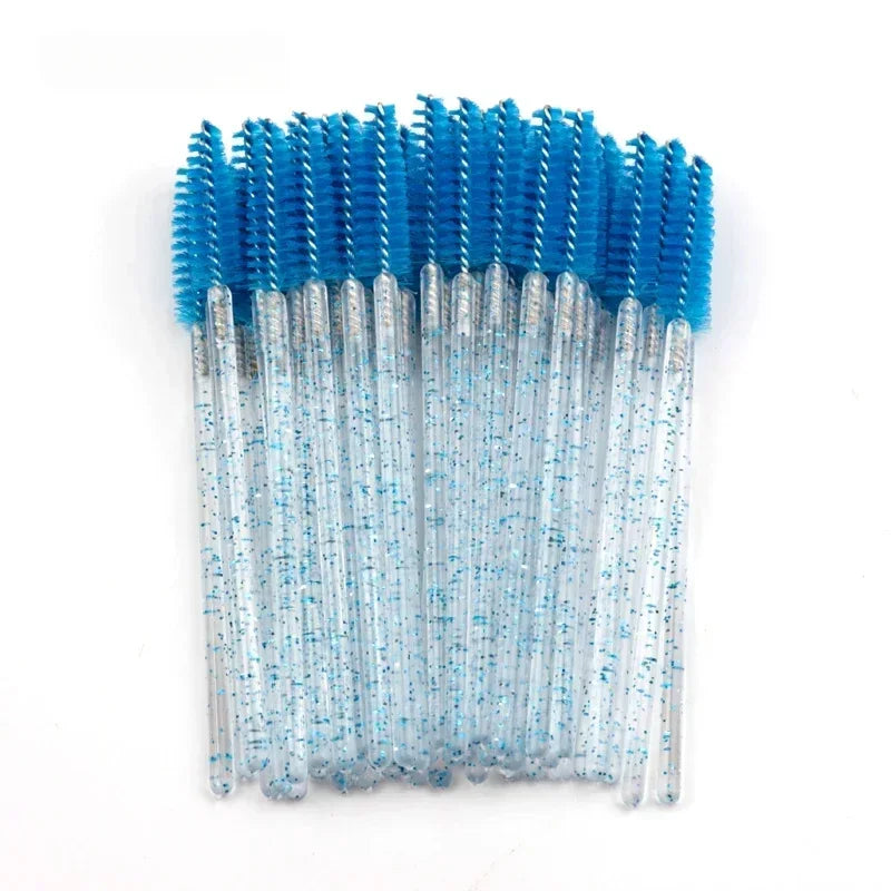 50Pcs Disposable Eyelash Spooler Brushes Multipurpose Eyebrow And Lash Extension DIY Beauty Accessory