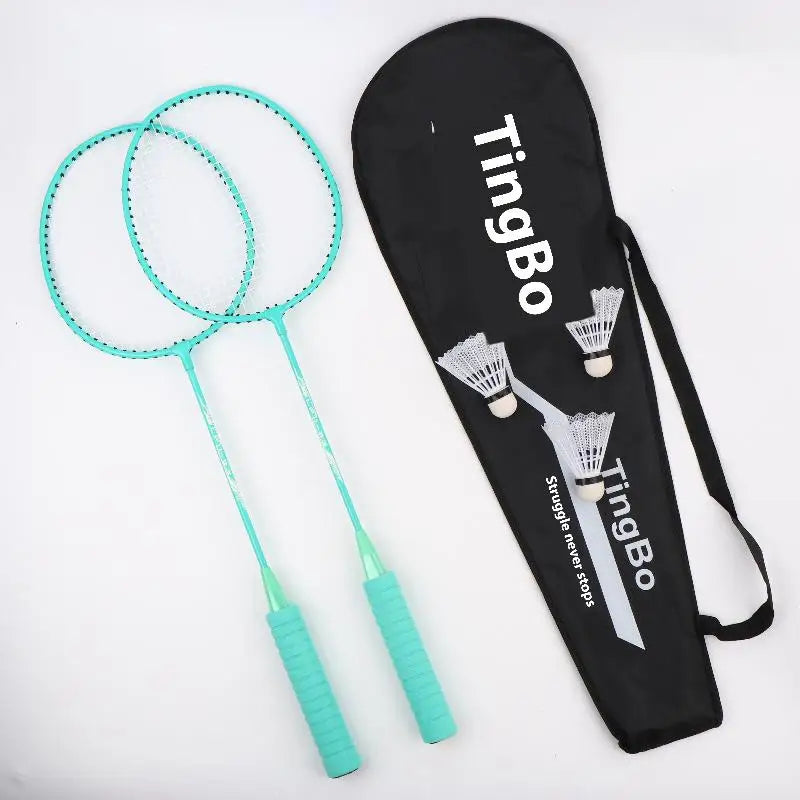 1Set Badminton Rackets Professional Durable Leisure Sports Racquet Badminton Training Racket Set For Beginners