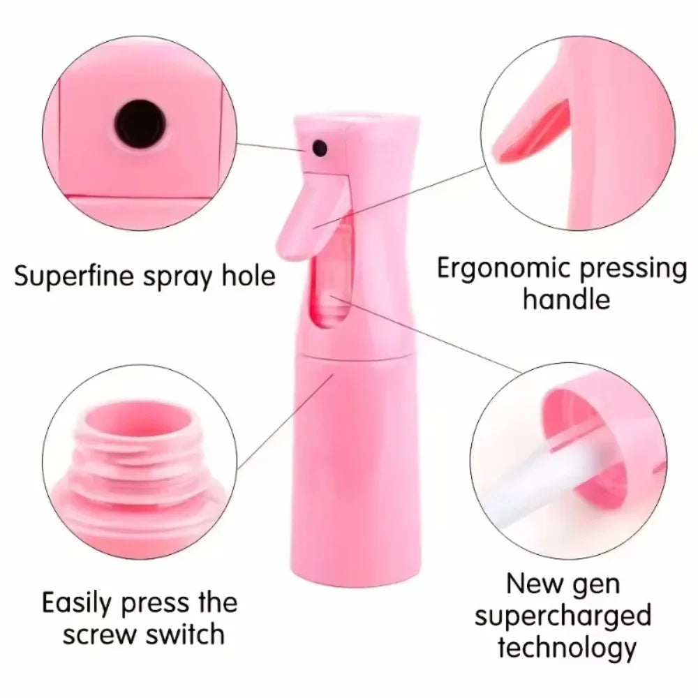 High Pressure Spray Bottles Refillable Bottle Continuou Mist Watering Can Automatic Barber Water Sprayer Plant Mist Spray Bottle