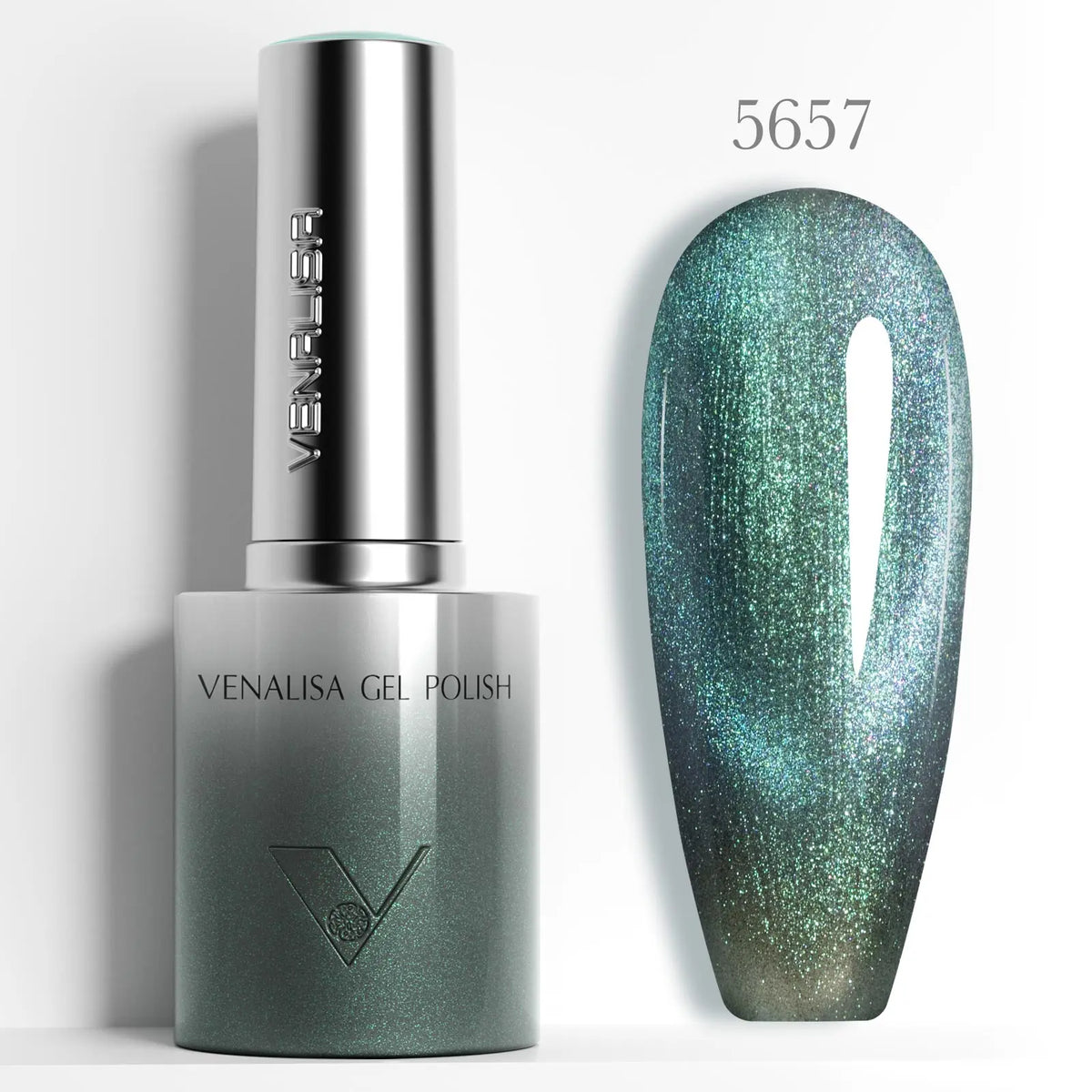 10ml Venalisa Hema Free TPO Free Gel Nail Polish Christmas New Year Soak Off Glitter Red Colors Cat Eye Magnet Nail Gel Polish