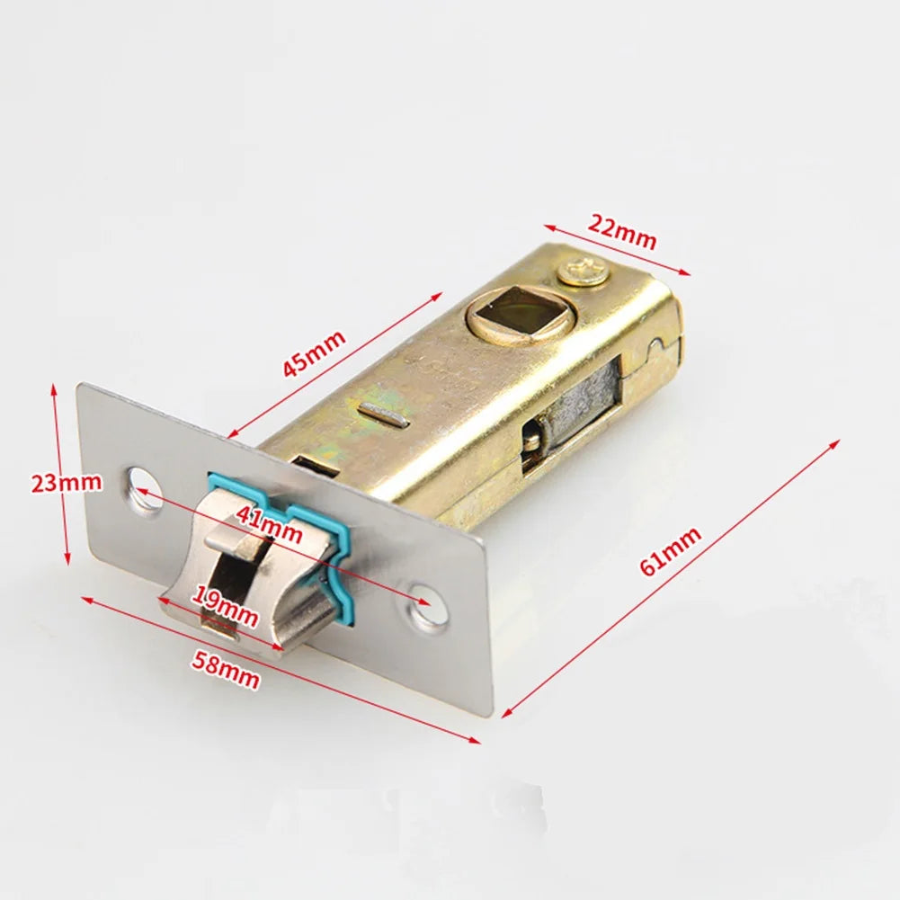 Door Lock Core Tubular Latch Internal Bolt Facility Sprung Catch Lock Core Tongue Lockcase Fitting Bathroom Insert Core Hardware