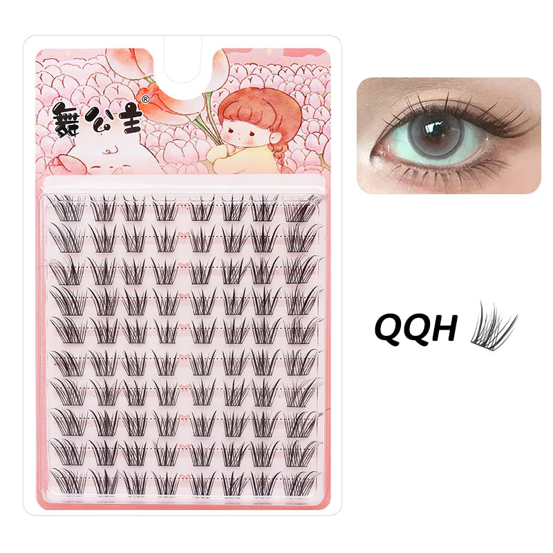 10 Rows Individual Lashes DIY at Home Lash Extension Cluster Wholesale Natural Makeup Eyelashes