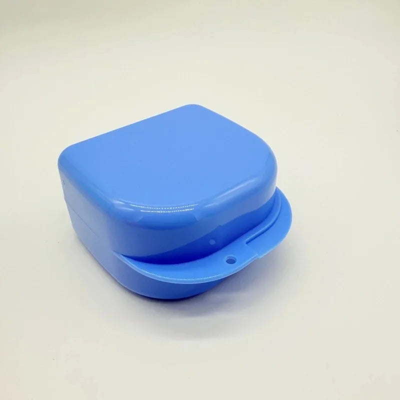 30Pcs New Plastic Tray Box Dental Orthodontic Retainer Box Case Plastic Teeth Container Denture Box False Teeth Protective Case