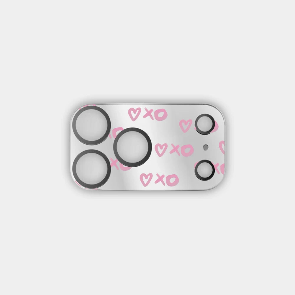 51-100 Cartoon Electroplated Camera Lens Protector for iPhone 17 Pro Max / 17 Pro Scratch Resistant Glass Rear Cover