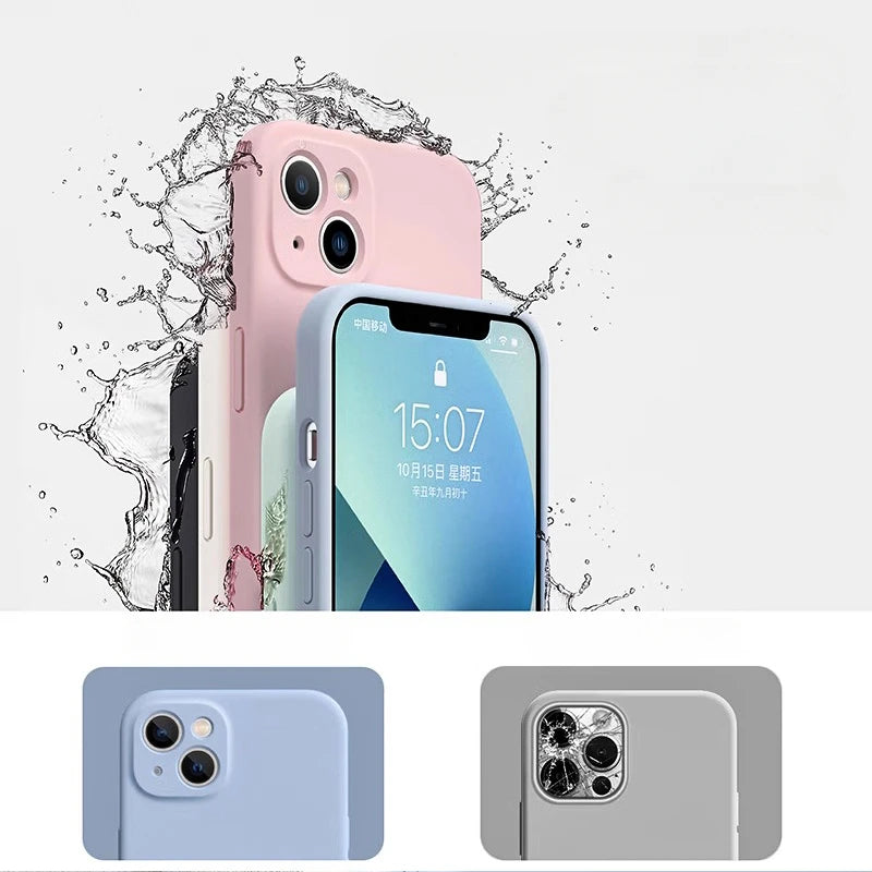 For Magsafe Case For iPhone 17E Liquid Silicone Magnetic Shockproof Solid Colour Matte Soft Cover For iPhone 17 E 17e Bumper