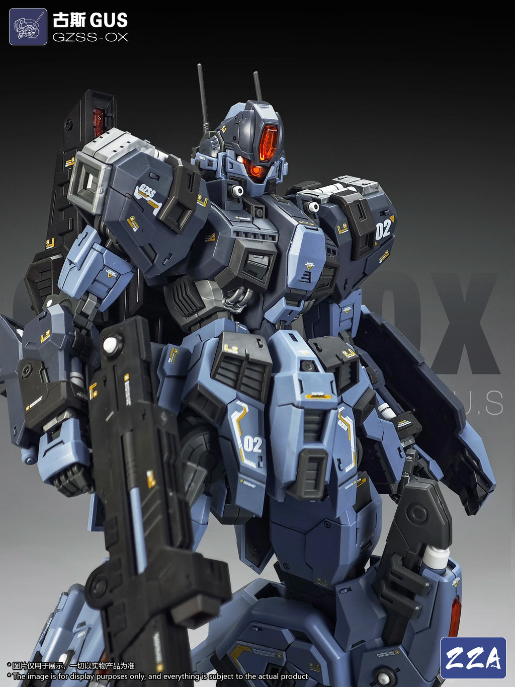 In Stock ZZA Model GUS GZSS-OX Assembling Movable Toys Model 1/100 Mecha MOBILE SPECIAL FORCES GUS ZZZA Model