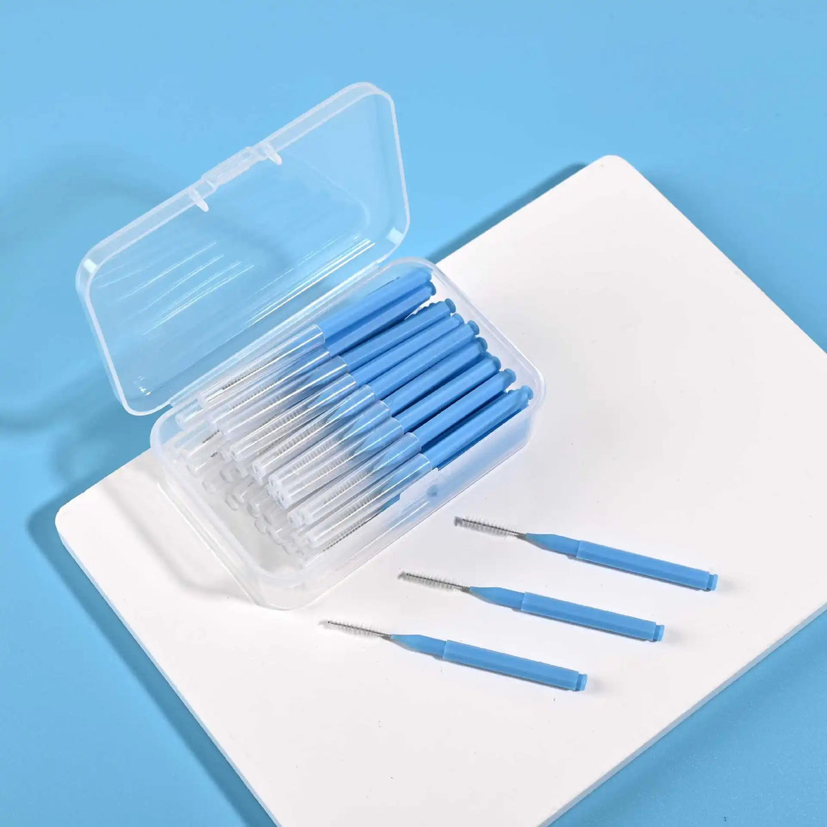 0.6-1.5mm Interdental Brushes Health Care Tooth Push-Pull Removes Food And Plaque Better Teeth Oral Hygiene Tool 30Pcs/ Box