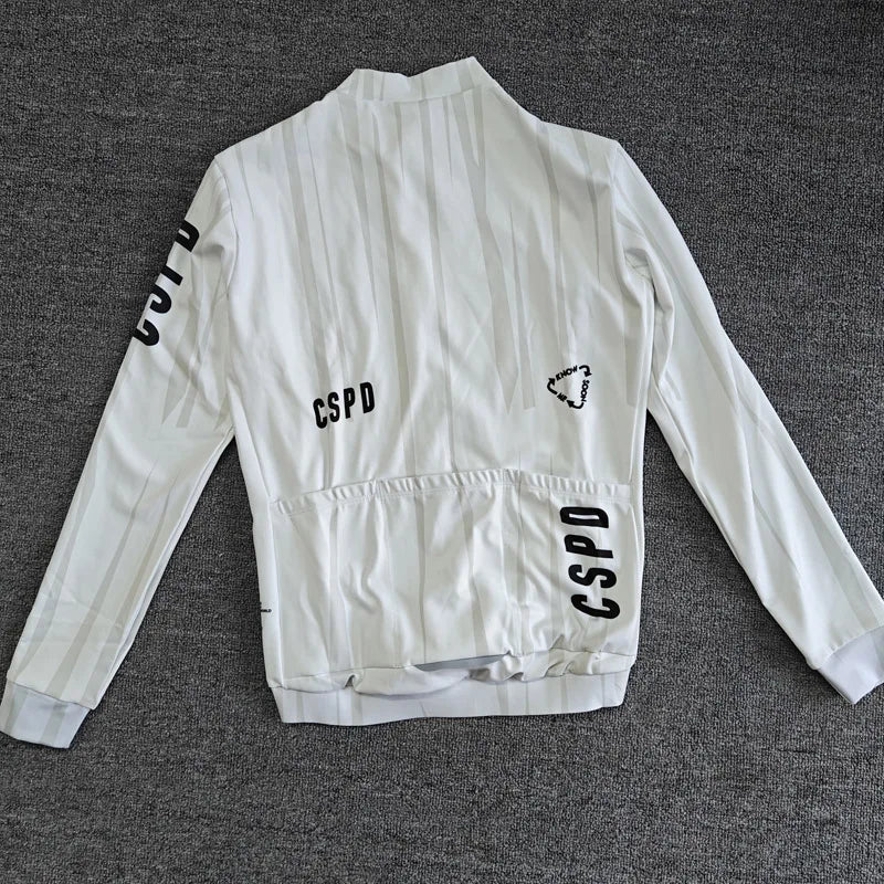 CSPD-Thermal Fleece Cycling Jersey, Winter Bicycle Clothing, Anti-Pilling Shirts, Keep Warm Tops, Cycling Tops