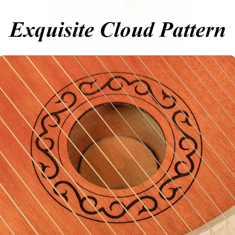 16 String Harp Beginner Children Portable Lira Harp Professional Wooden Chinese Small Harps Handmade Handheld String Instruments