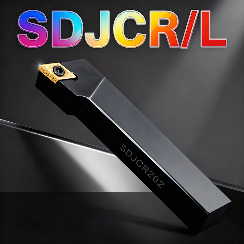 SDJCR SDJCL 93 Degrees External Turning Tool 1212 1616 2020 2525 CNC Holder Lathe Cutter Shank DCMT DCGT Inserts