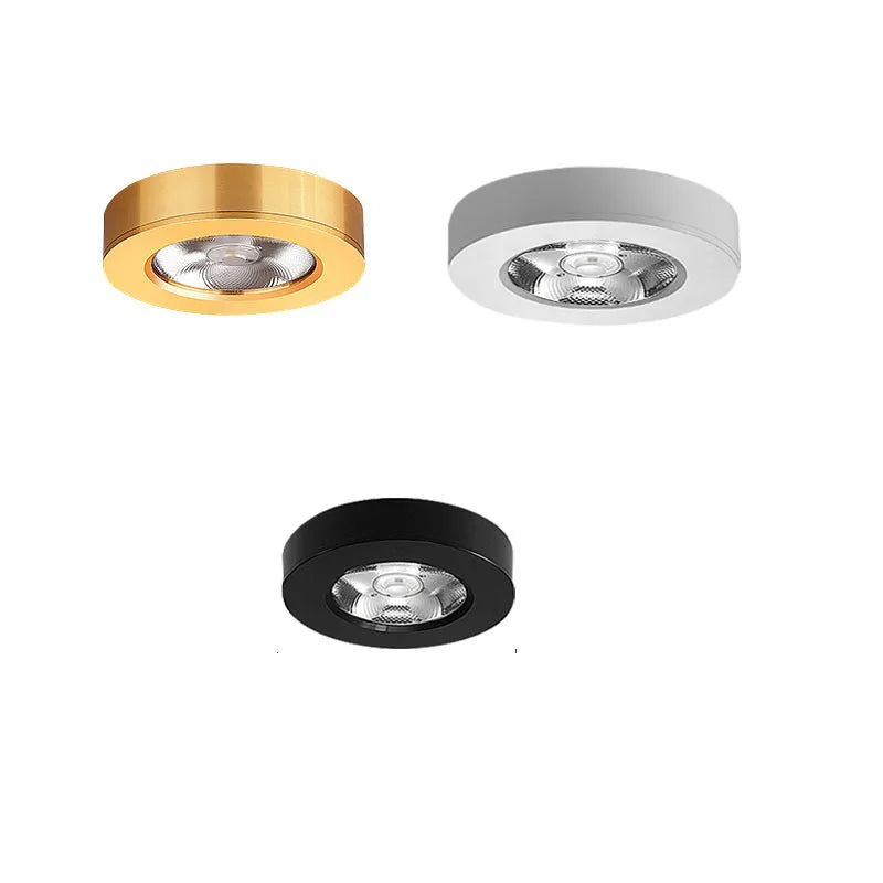 Spotlight Surface Mount 15W 7W 10W LED Downlight Ceiling Ultra-Thin Cob Led Spotlight 220V Indoor Cabinet Slim Lamp Display