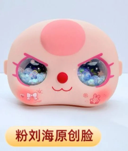 In Stock Baby Three 400% Bb3 Exquisite Quicksand Eye Replacement Part Cute Doll Accessoires Face Shell