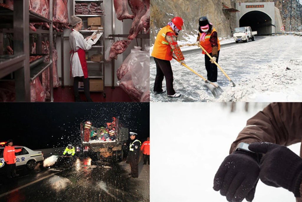 -40°C Thickened Work Gloves Waterproof Windproof Coldproof Full Finger Gloves Winter Padded Outdoor Riding Gloves