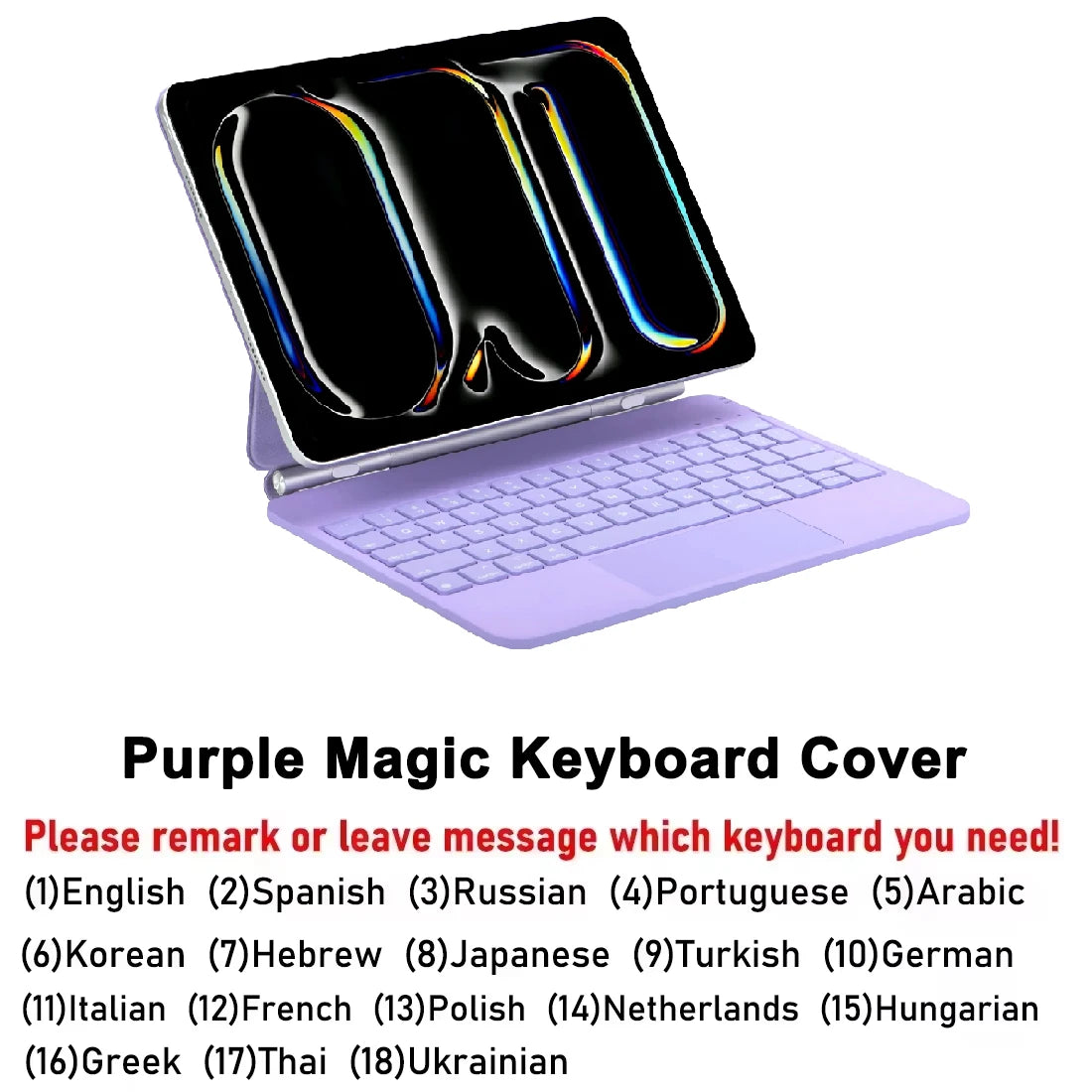 Magic Keyboard Cover For iPad Air 11 13 M3 M4 M5,Pro 11 12.9 13,For iPad A16 Air 4 5 10th 10.9 Magnetic Folio Keyboard Backlight