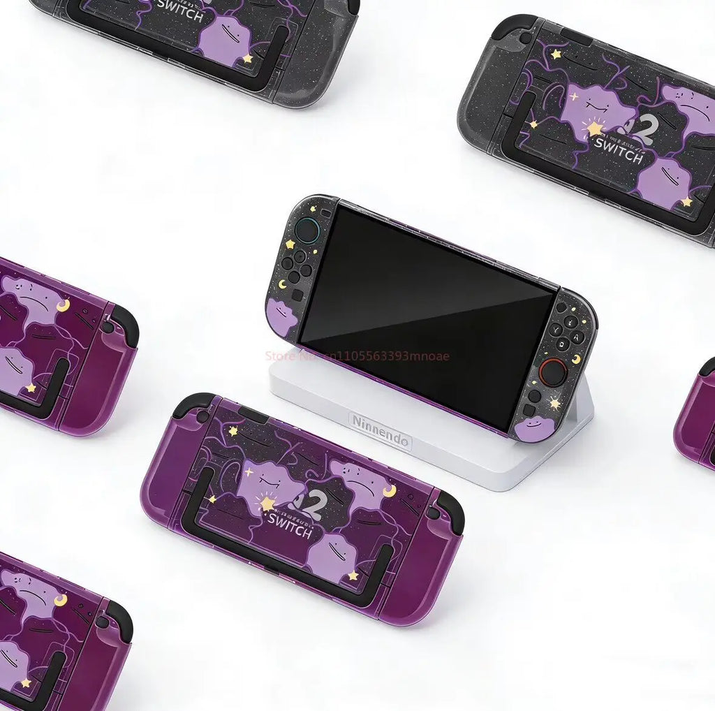 Switch Ns2 Hard Shell Protective Case For Cute Anime Character Pattern Handheld Game Console Accessories Periphery Joystick Cap