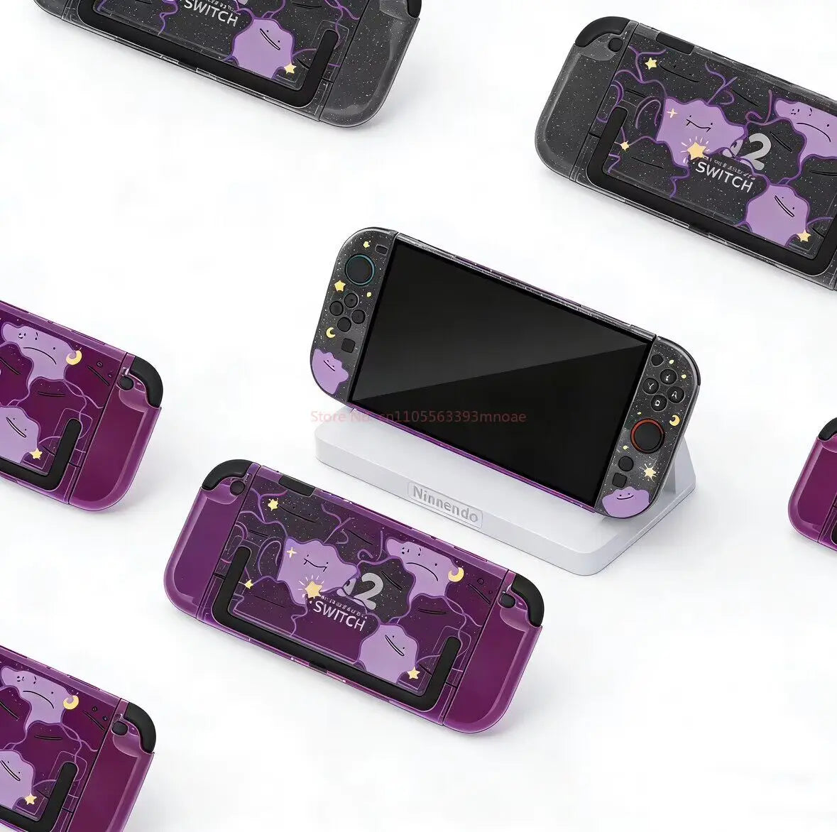 Switch Ns2 Hard Shell Protective Case For Cute Anime Character Pattern Handheld Game Console Accessories Periphery Joystick Cap