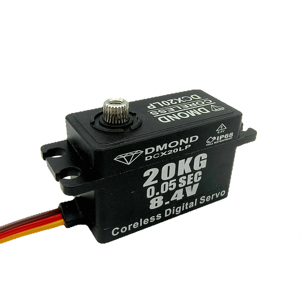 DMOND Low Profile NB DCX20LP 20KG 0.05sec 8.4V Coreless 8.4V IP68 Full Waterproof Servo 1/10 RC Drift Nitro