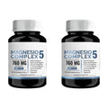 Magnesium Complex Capsules 5 Forms Citrate Bisglycinate L-Threonate Gluconate Taurate Vitamina D3 760mg 60 Capsules
