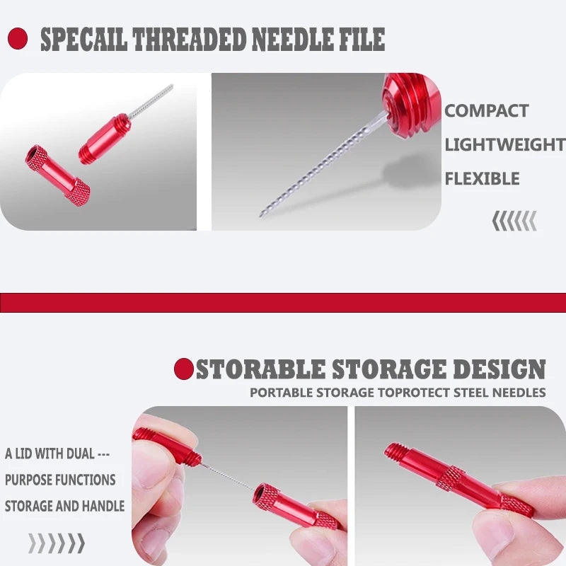 Miniature Gap File for Model Making - 0.45/0.55/0.7mm Multi caliber, Precision Hollow Cutting, Metal Needle File for Model