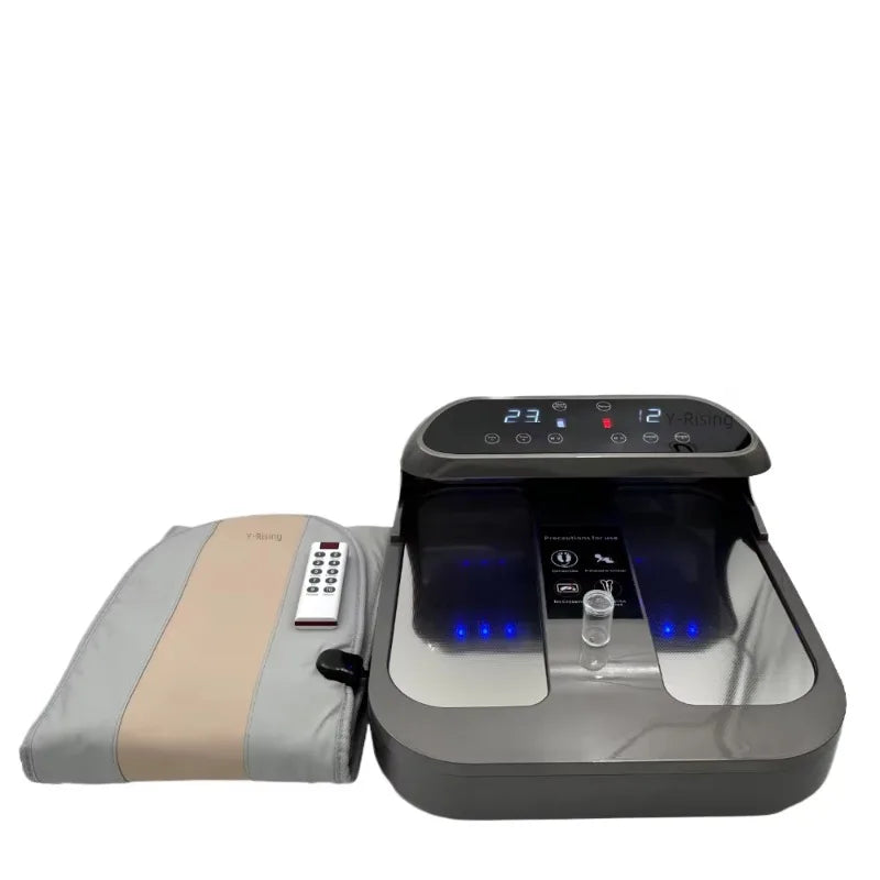 Plus P90 P100 PEMF Terahertz Therapy Foot Spa Remote Control Wireless PEMF Massager Health Care