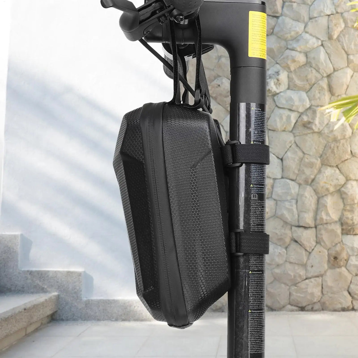 Waterproof Electric Scooter Handlebar Bag 2L E-Scooter Front Storage Bag Heavy-Duty Reflective Hanging Case for Travel Camping