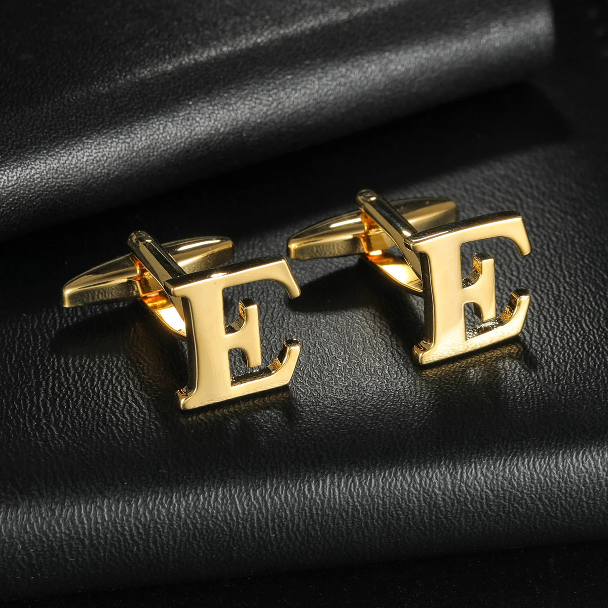 New High Quality Initial A-Z Cufflinks Alphabet Letter Copper Material Cuff Links For Business Mens Boys Tuxedo Shirts Gift
