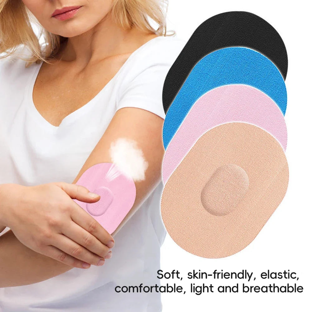 10Pcs Glucose Meter Sensor Fixing Waterproof Patch Protection Label is Applicable to Freestyle Libre Sensor Diabetes