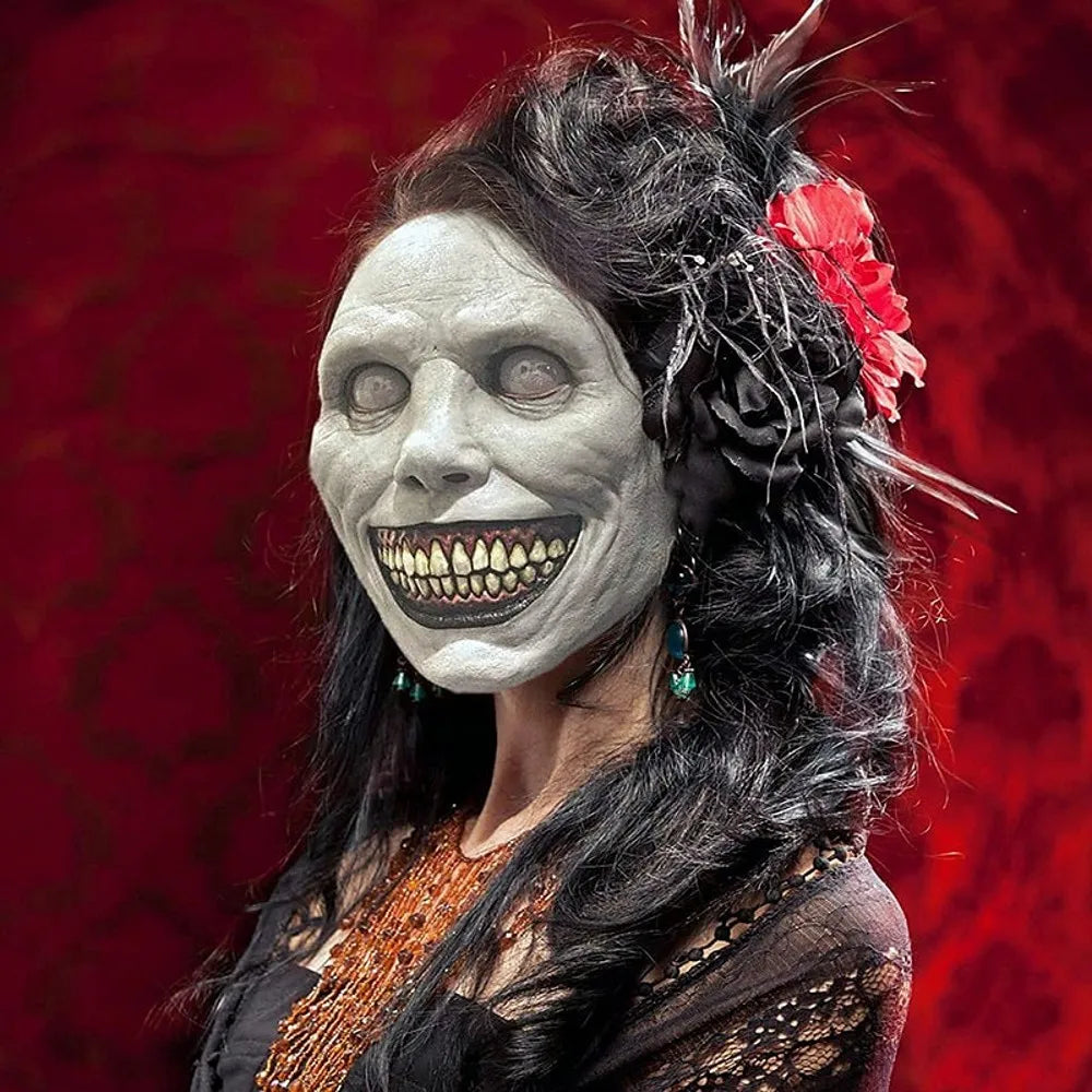 Halloween Mask, Cosplay, Laughing Devil Scary Mask, For Parties, School Festivals, Events, Haunted House, Art Festival