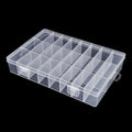 24 Grid Transparent Storage Boxes Hardware Buttons Fishing Jewellery Accessories Packaging Boxes Stationery Storage Boxes