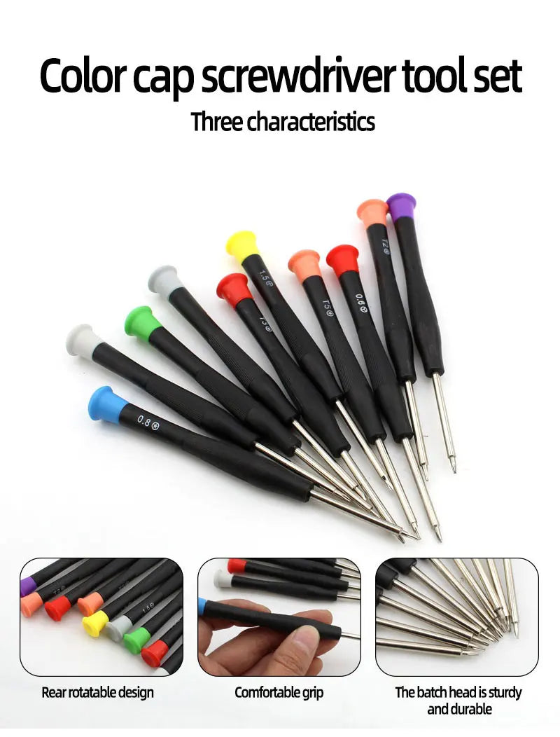 Precision Screwdriver Set For Mobile Phones, Laptops, Tablets, And Computers, Suitable For Small Maintenance And Disassembly