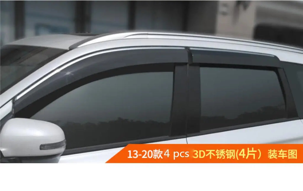 For Mitsubishi Outlander 2010 2011 2012, 2013 2014 2015 2016- 2020 Side Window Deflector Sun Rain Deflector Weather Shield JF