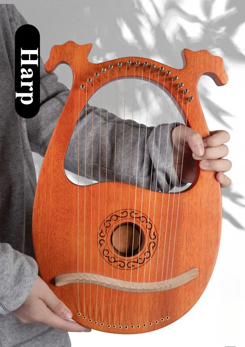 16 String Harp Beginner Children Portable Lira Harp Professional Wooden Chinese Small Harps Handmade Handheld String Instruments