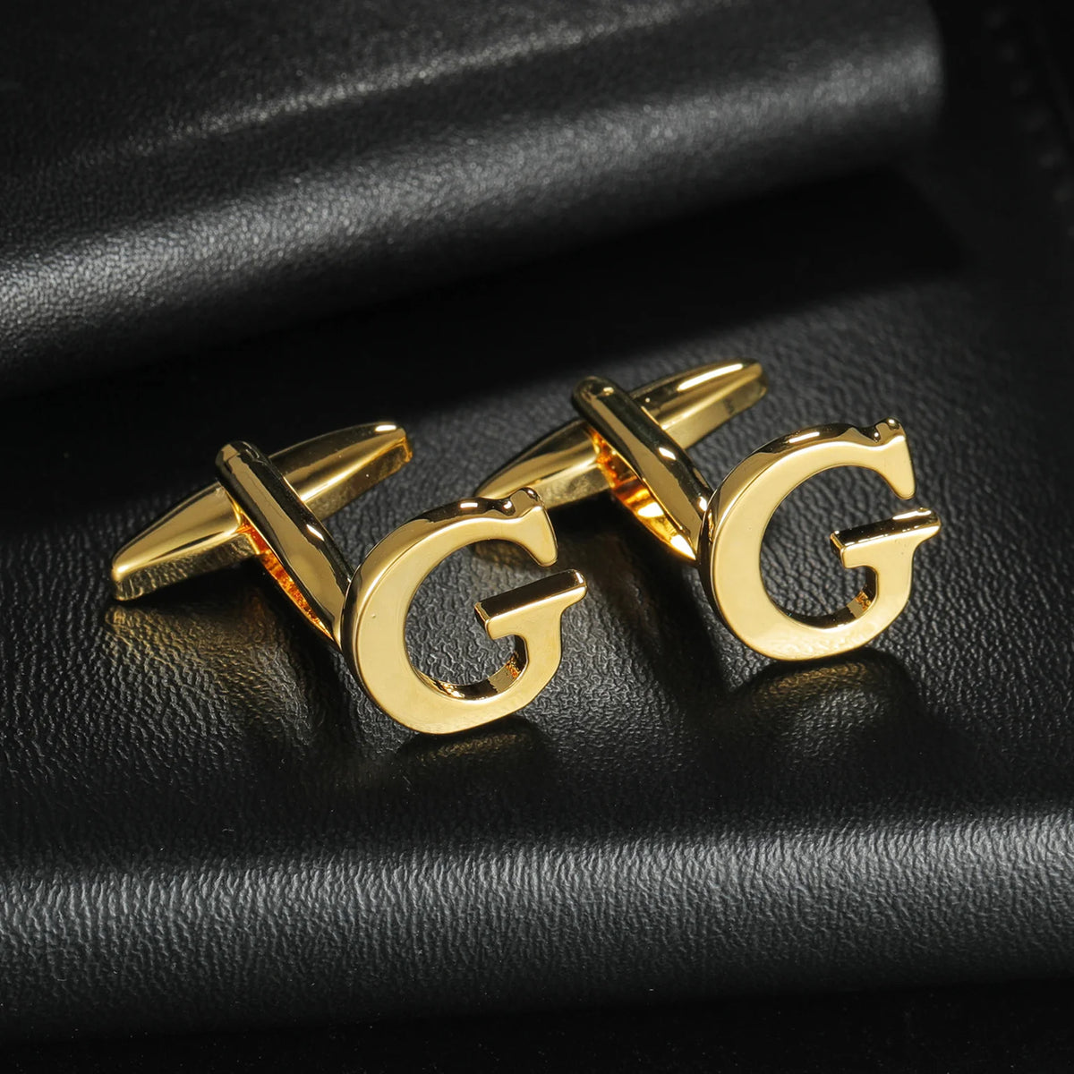 New High Quality Initial A-Z Cufflinks Alphabet Letter Copper Material Cuff Links For Business Mens Boys Tuxedo Shirts Gift