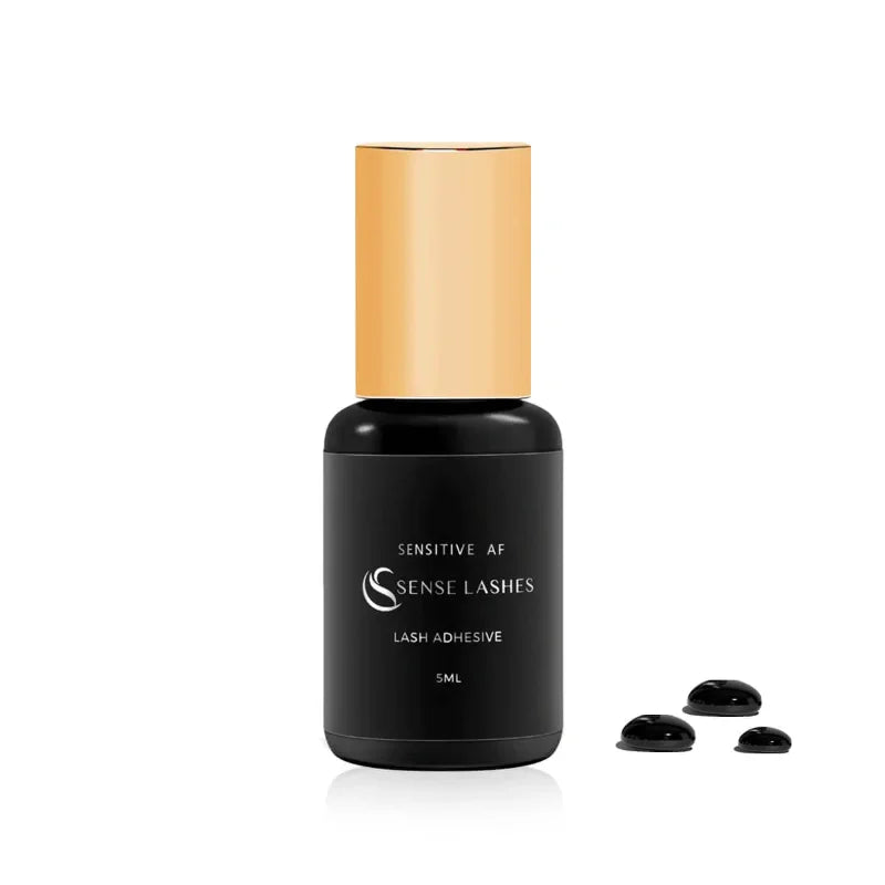 SENSE LASHES Sensitive Lash Glue Eyelash Extension Adhesive 0.5-1s Fast Drying Long Lasting for Clients with Sensitivity