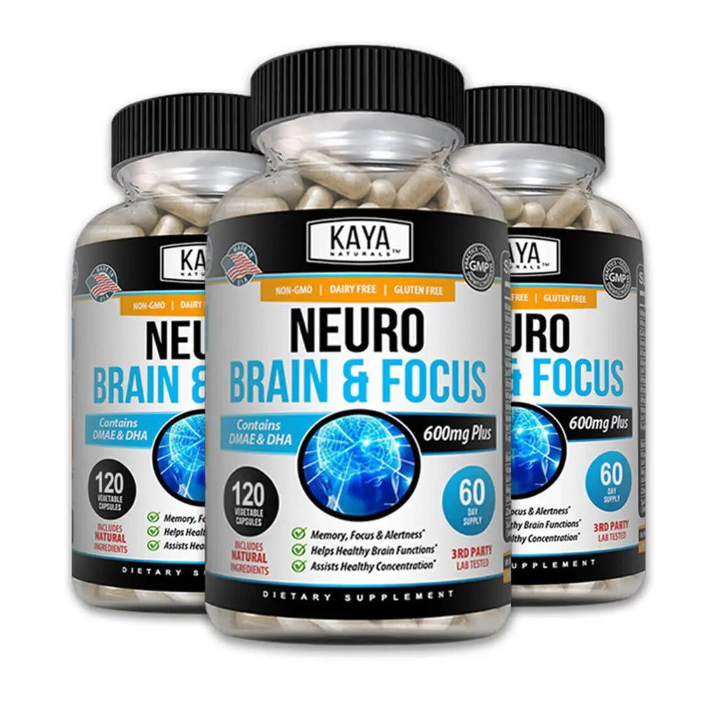 Neuro Brain for Memory & Focus - Nootropic Brain Support Supplement, Focus & Concentration & Cognitive Function