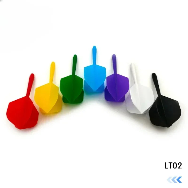 6PCS Professional Dart Flights 2BA Screw Soft In-one Integrated Dart Flights and Shafts  LT02 Entertainment Toys