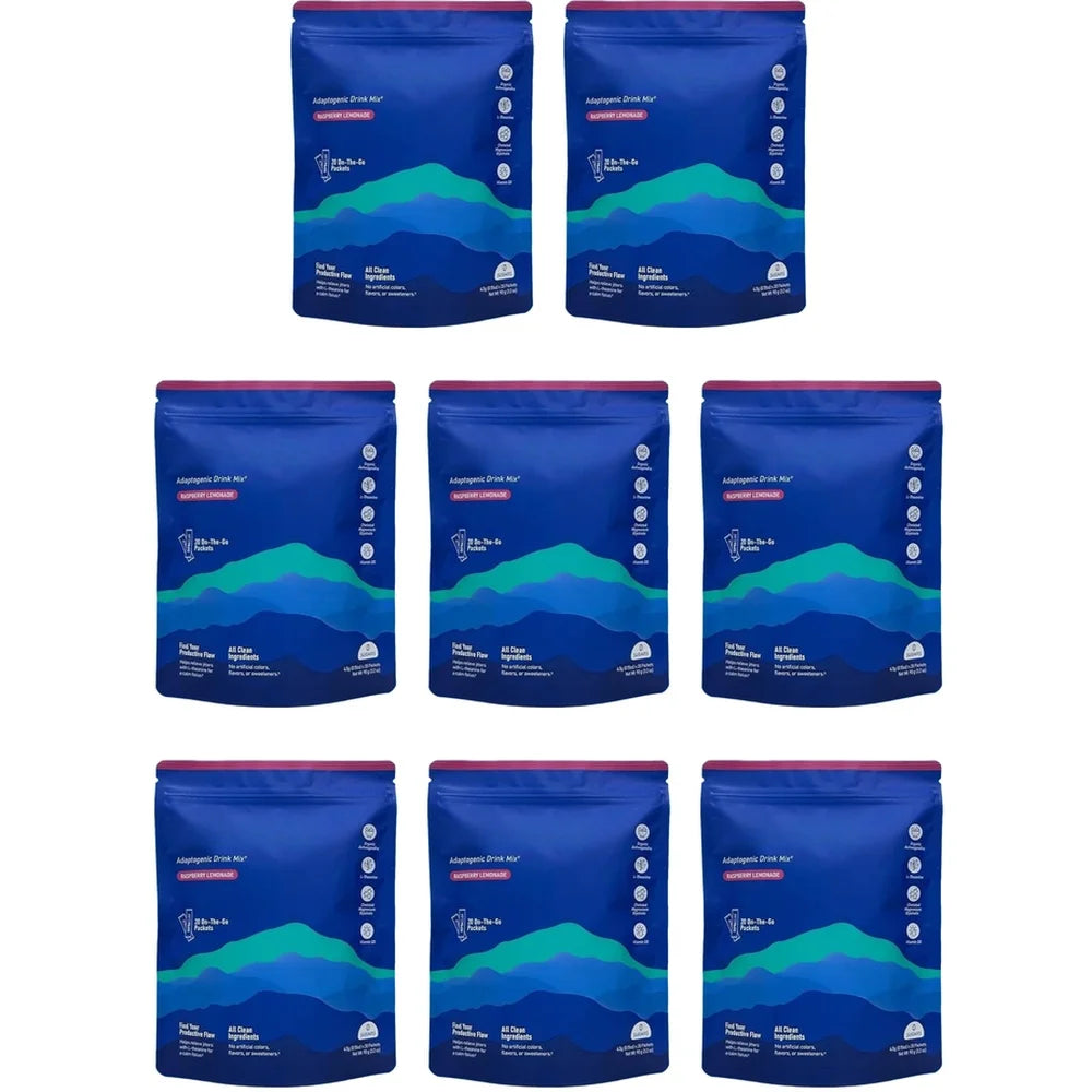 Calming Powder Drink Mix with L-Theanine, Focus Memory Concentration & Cognitive Support, Healthy Cortisol Balance, 20 Packets