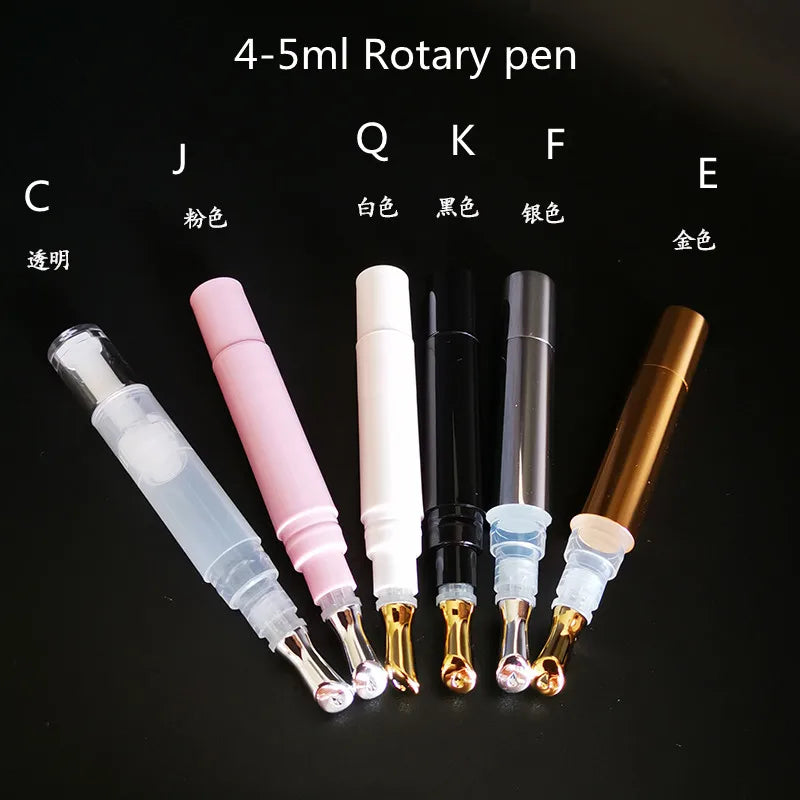 10-100pcs Empty 1-5ml Lip Liquid Tube Cosmetic Pen Lip Gloss Bottle Lipstick Container Eye Cream With Electroplated Head