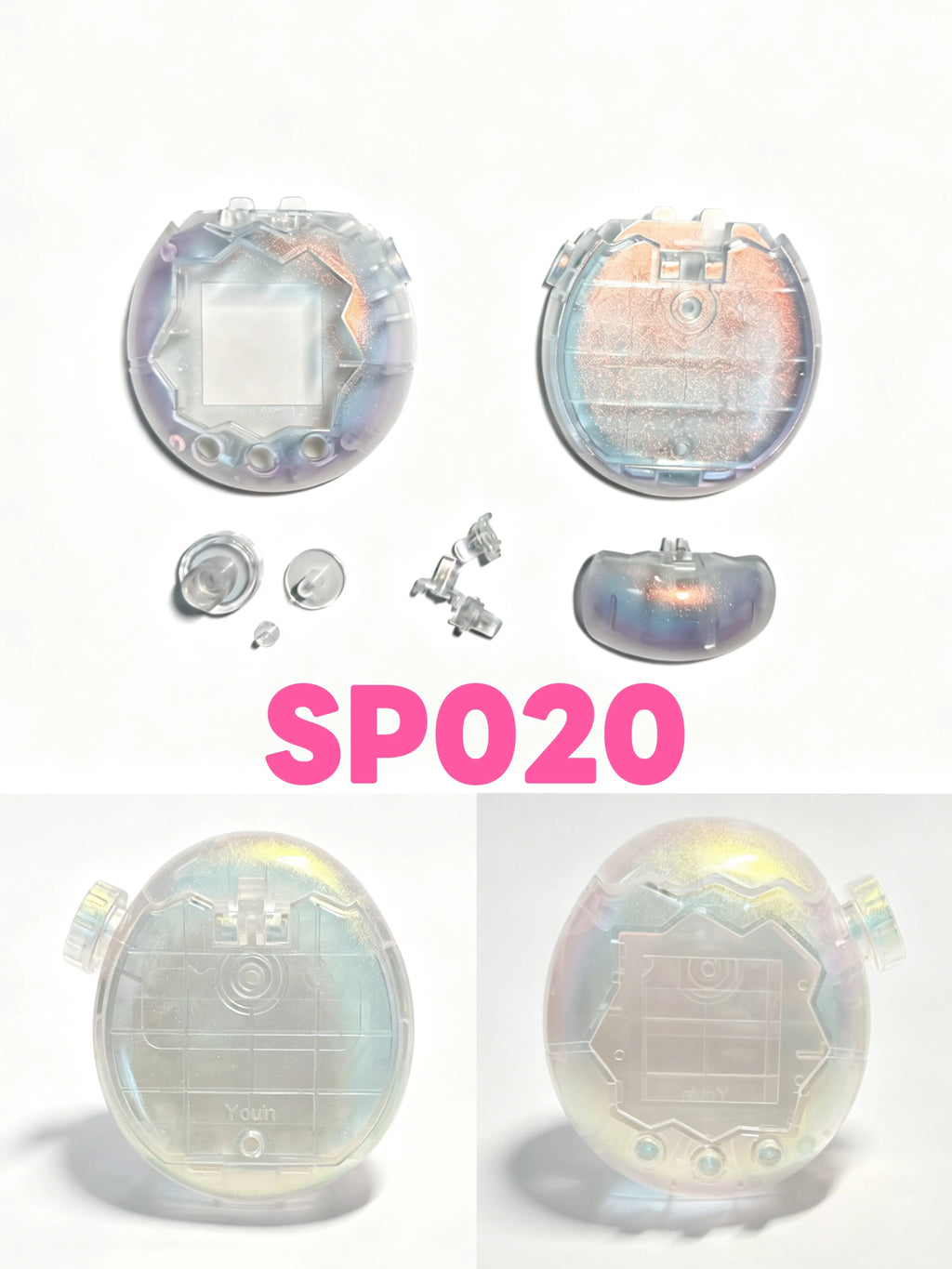 Tamagotchi Paradise Replacement Shell Spray Painted Transparent Protective Case For Electronic Virtual Pet Device