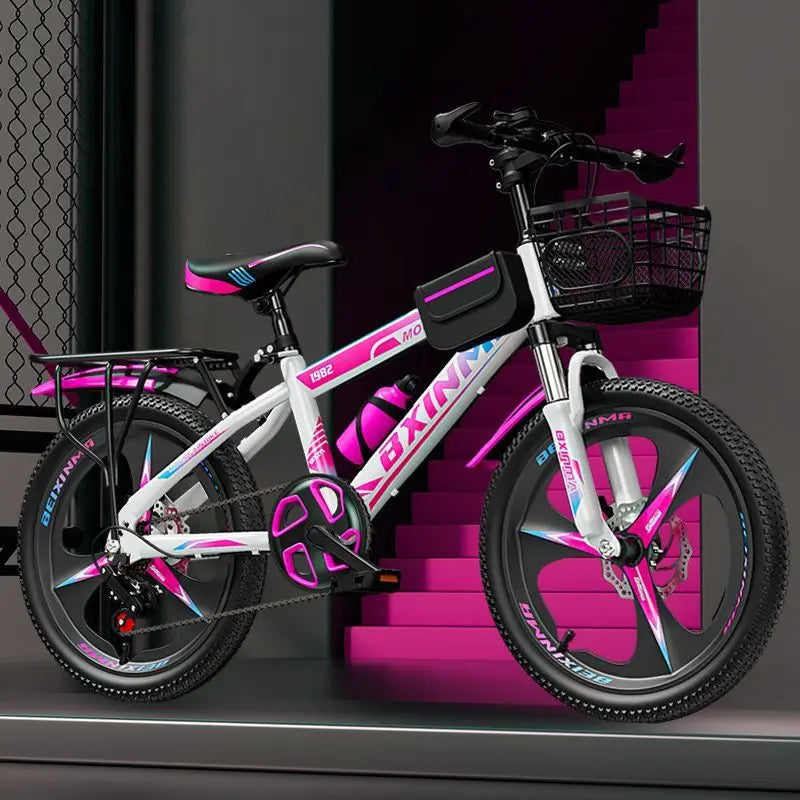 Bicycle for children aged 6 to 12  boys and girls high school children students  mountain bikes  variable speed 18/22 inch bikes