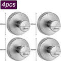 1/4pcs Vacuum Suction Cup Hooks Punch Free Bath Sucker Hook Wall Hook Hanger Glass Kitchen Bathroom Hooks for Towel Handbag