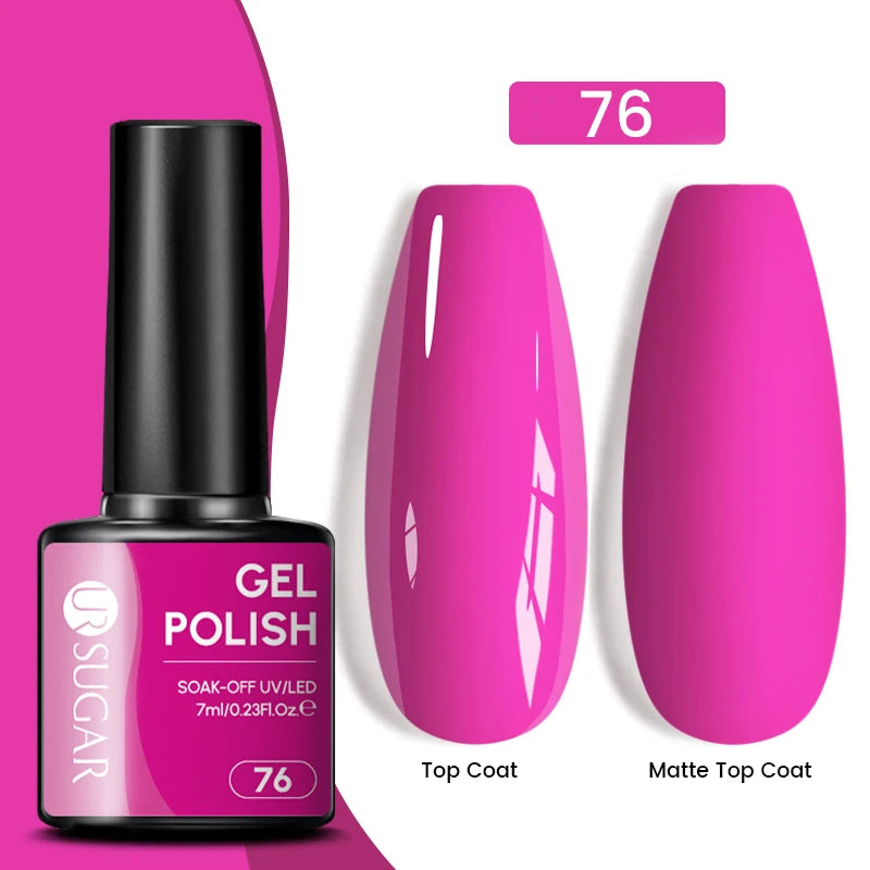 UR SUGAR 7.5ml Reflective Magnetic Gel Nail Polish Glitter Silver Pink Magnet Gel Soak Off UV LED Nail Manicure Varnish UV Gel
